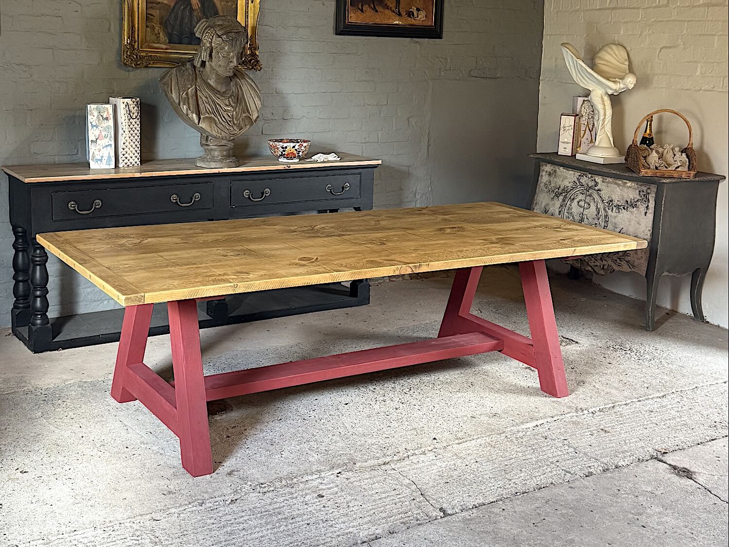 Handmade A-Frame Dining Table